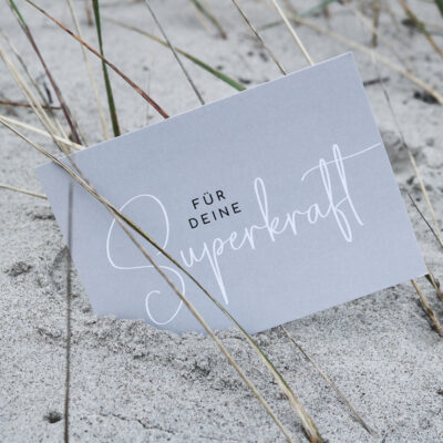 Postkarte "Superkraft"