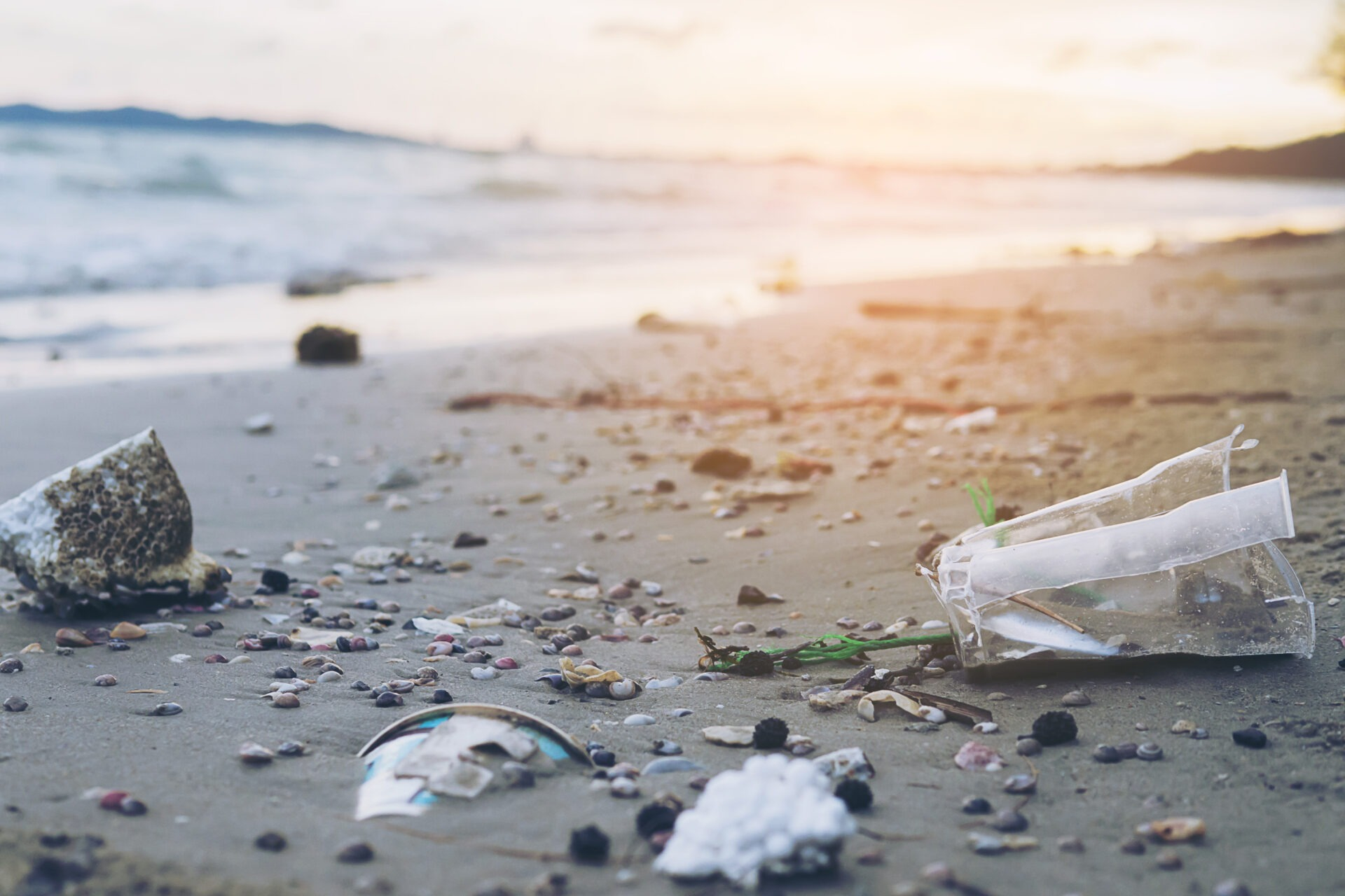 Küste gegen Plastik